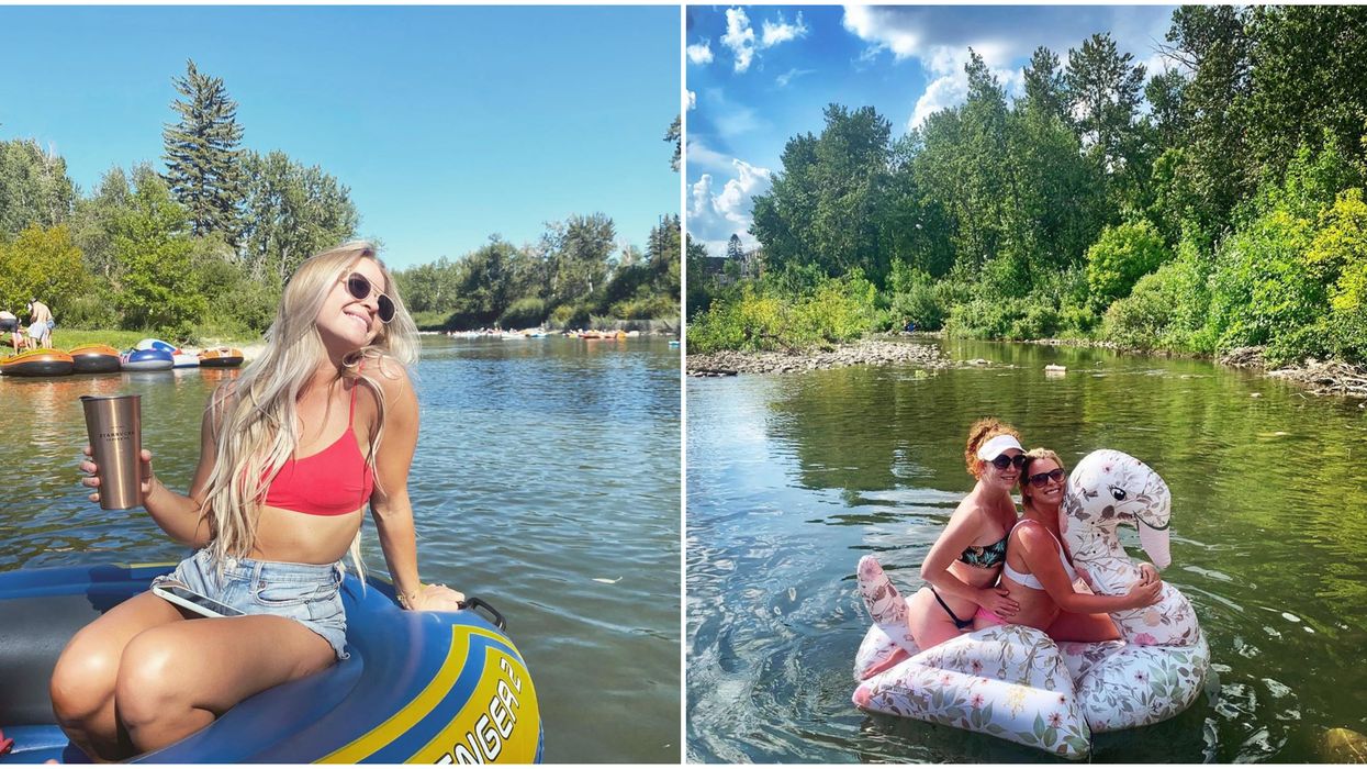Lazy Rivers For Tubing: River Right By Calgary Is Perfect For Soaking Up The Summer
