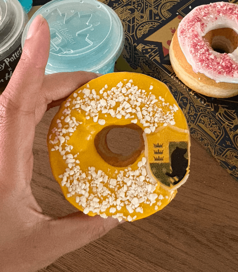 Le beigne Poufsouffle au Tim Hortons.