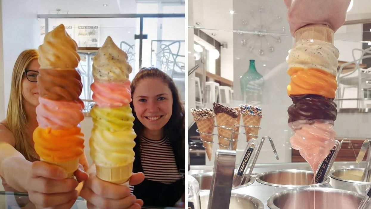 Le bistro glacé Grand Verglas à Saint-Jean-sur-Richelieu.