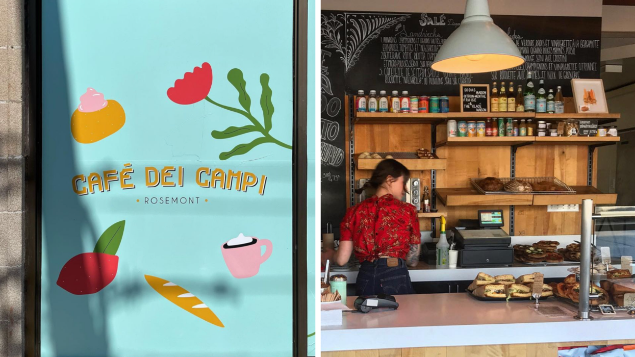 Le Café Dei Campi à Montréal.