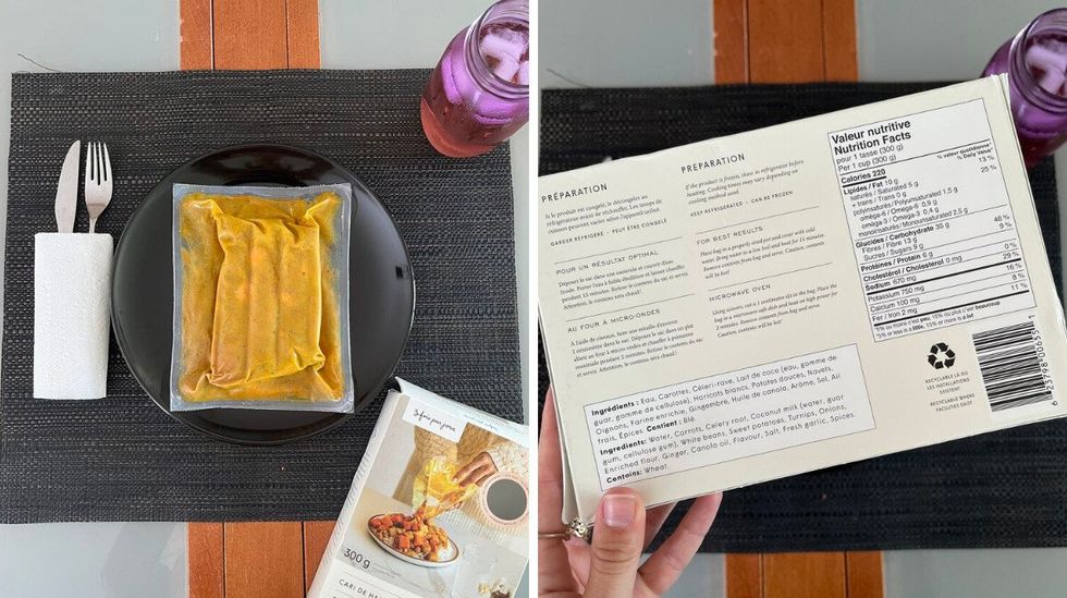 Le cari de haricots et l\u00e9gumes-racines de Trois fois par jour.