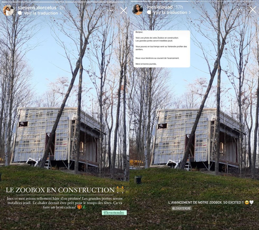 Le chalet Zoobox d'Ines et Stevens d'OD.