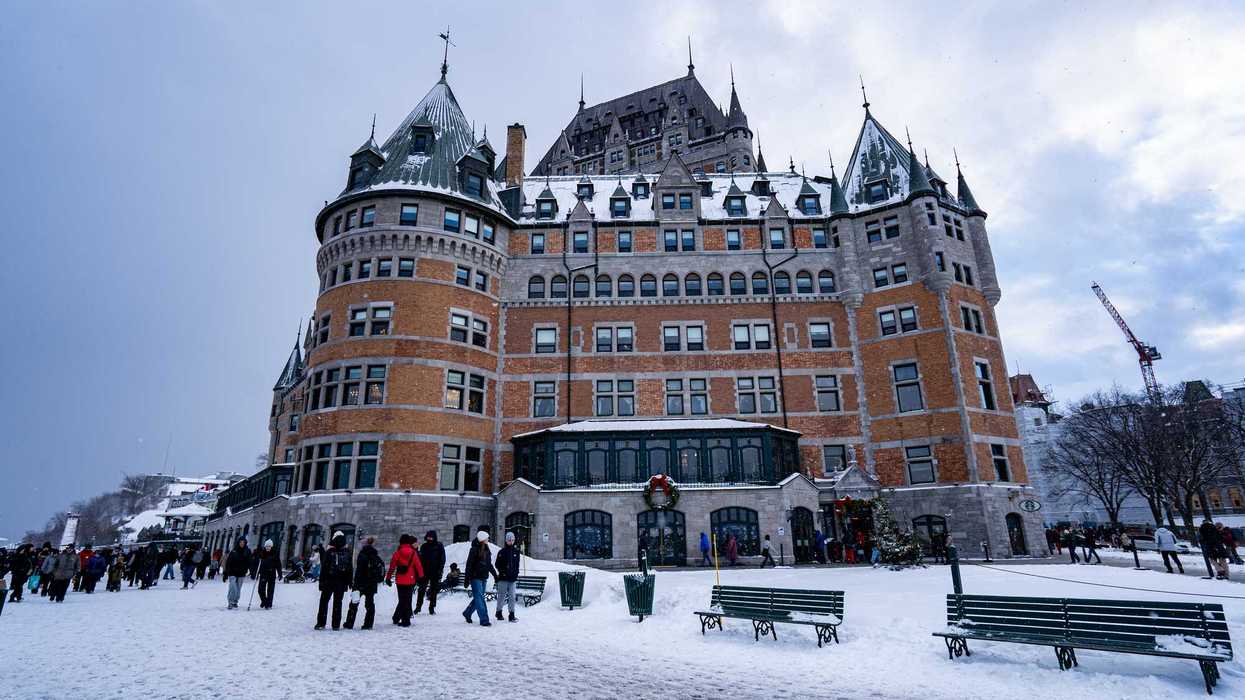 Le château Frontenac, à Québec.