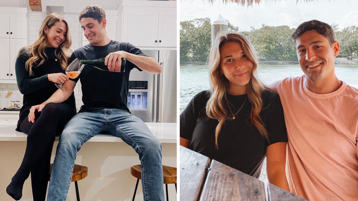 Le couple Andrew O'Reilly et Emy Querry.