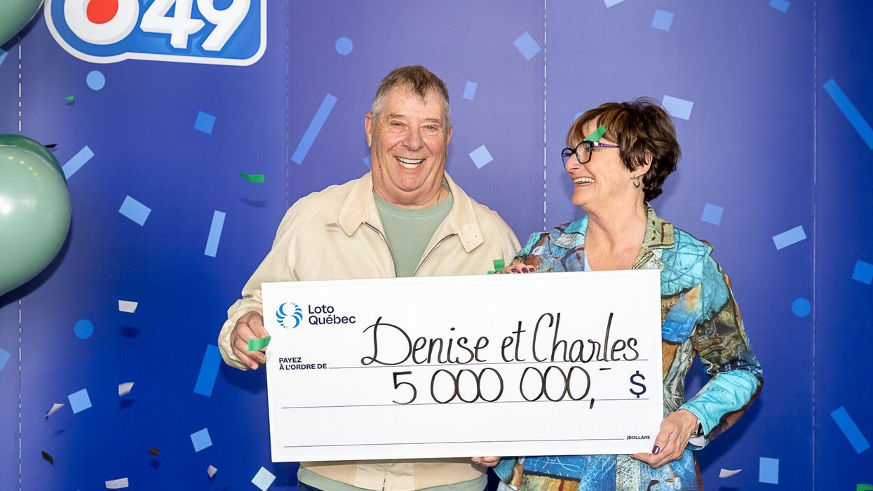 Le couple de nouveaux millionnaires.