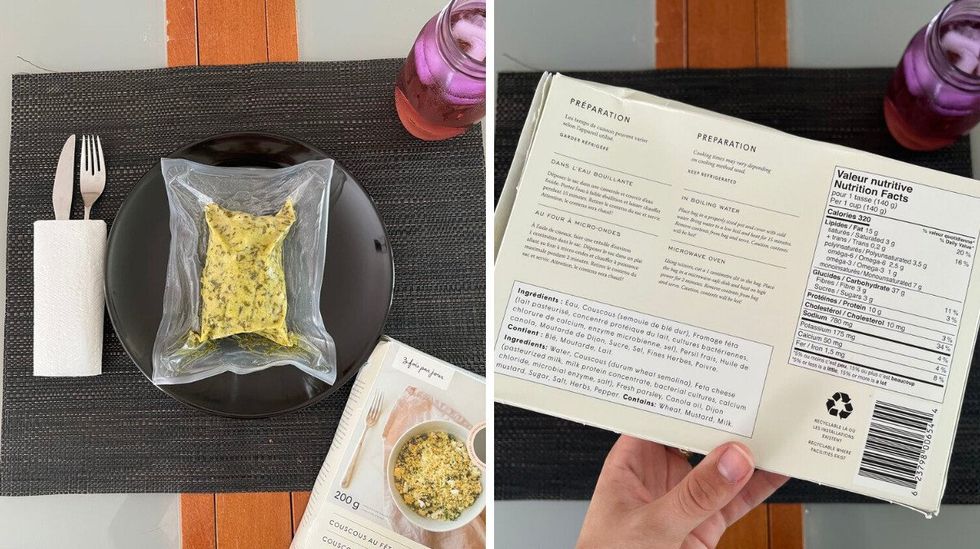 Le couscous au feta de Trois fois par jour.