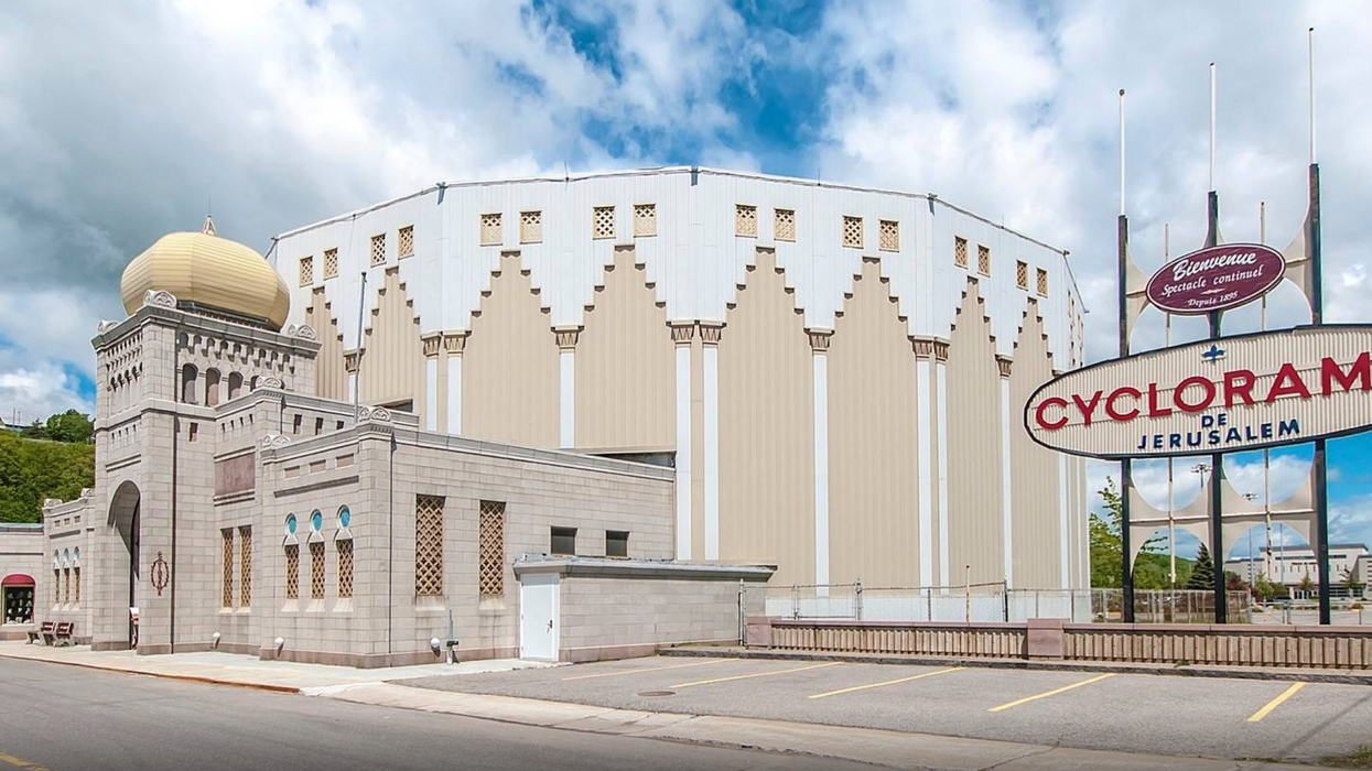 Le Cyclorama de Jérusalem près de Québec est à vendre et l'intérieur va te surprendre