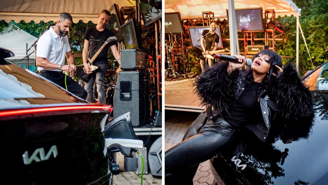 Le dernier concert de Fefe Dobson était propulsé par le nouveau Kia EV6