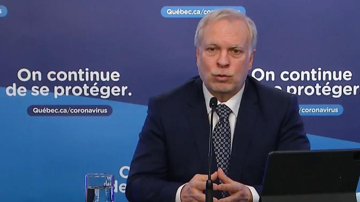Le directeur national de santé publique par intérim, Dr Luc Boileau.
