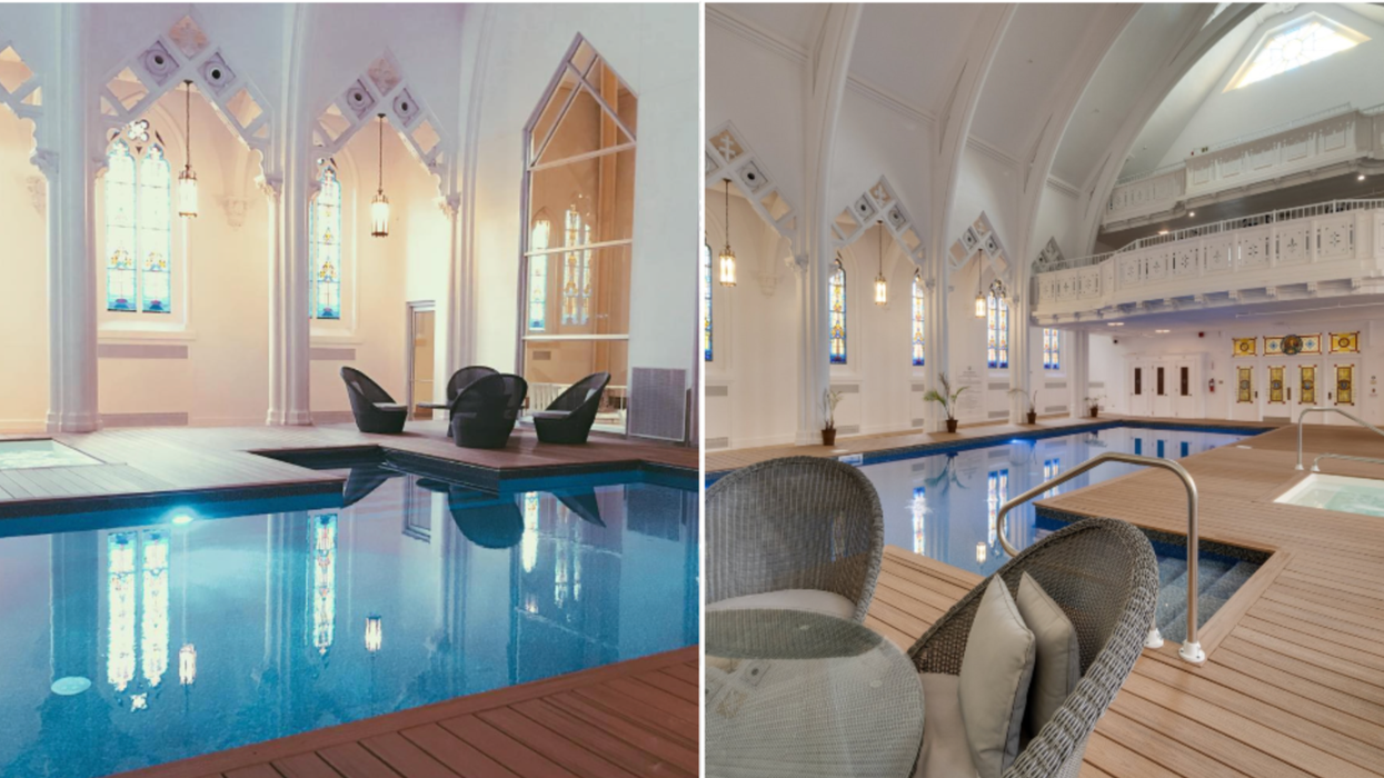 Le Domaine de Sillery à Québec cache une piscine divine dans une ancienne chapelle