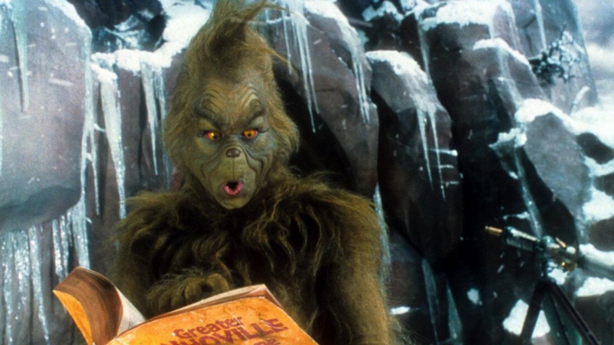 Le Grinch interprété par Jim Carrey en 2000.