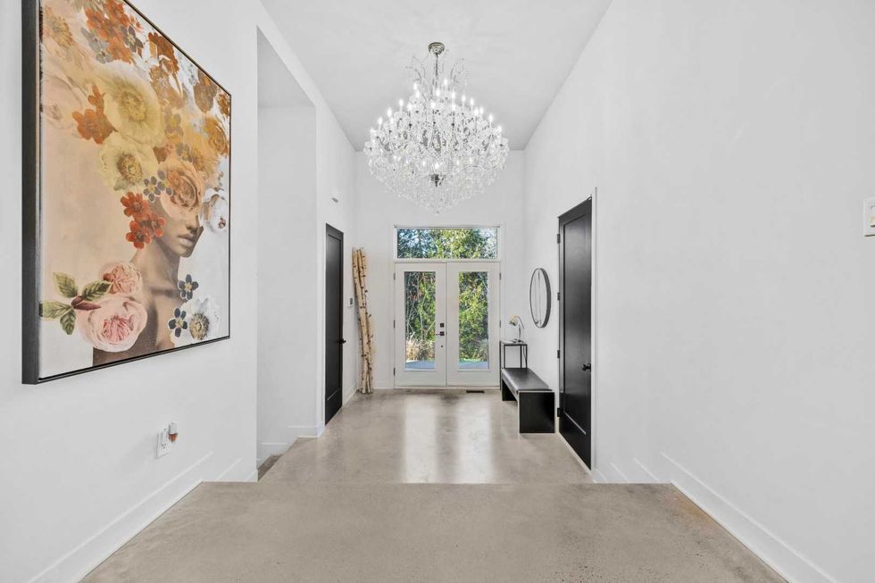 Le hall d'entr\u00e9e.