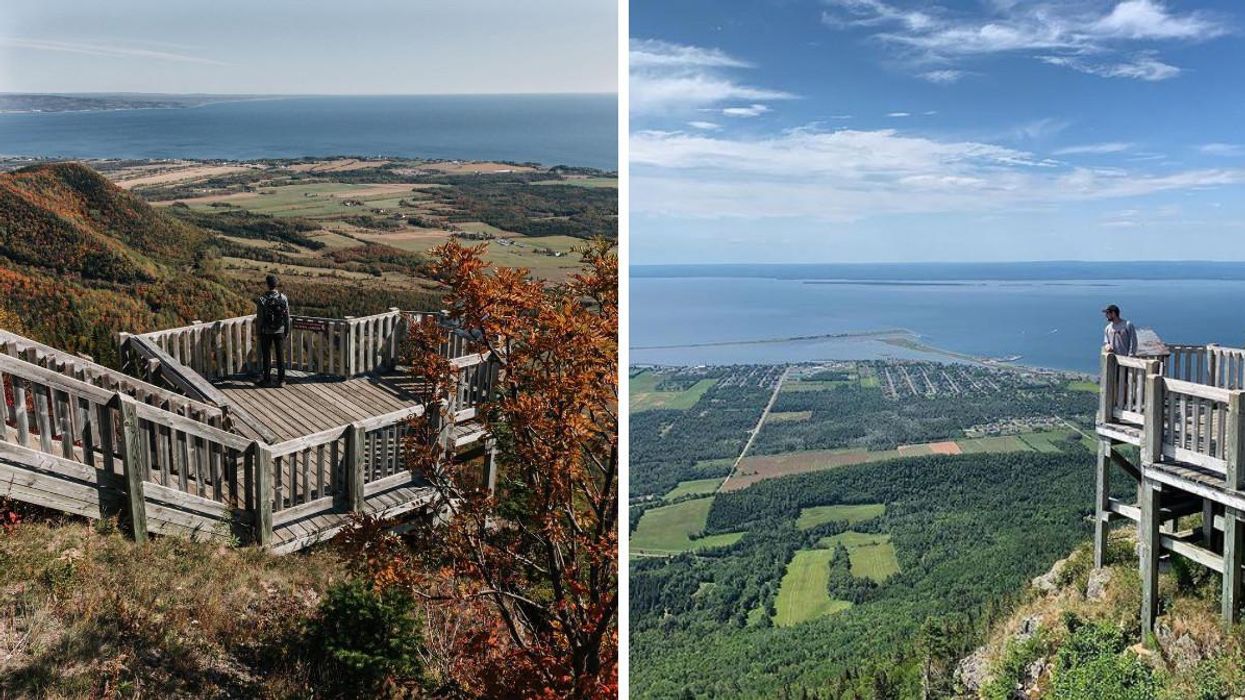 Le hike du mont Saint-Joseph au Québec est parfait pour voir un paysage sans effort