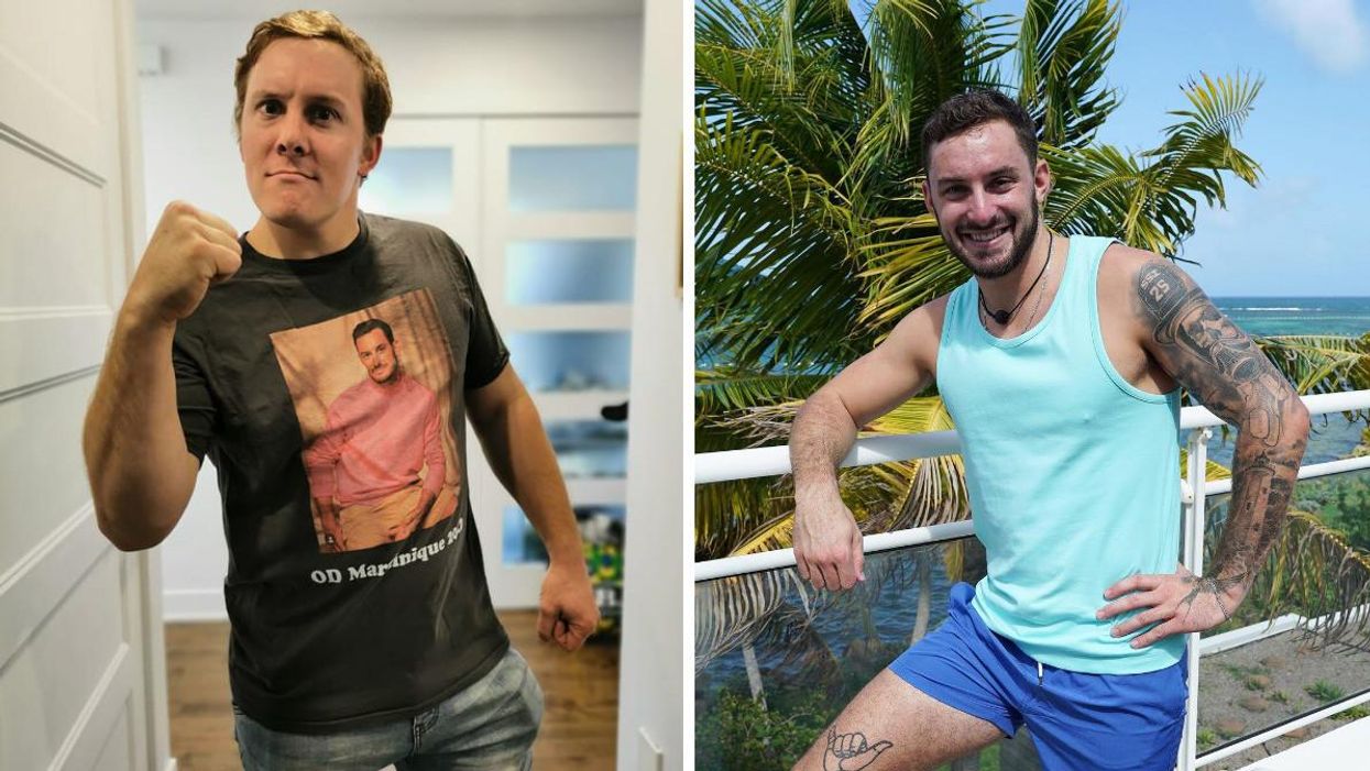 Le jumeau de Jonathan d'OD Martinique, Sébastien. Droite : Jonathan Desjardins d'OD.