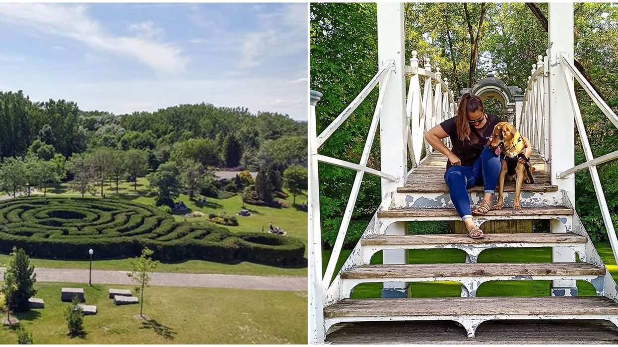 Le labyrinthe du Domaine de Maizerets à Québec est l'endroit idéal où te perdre