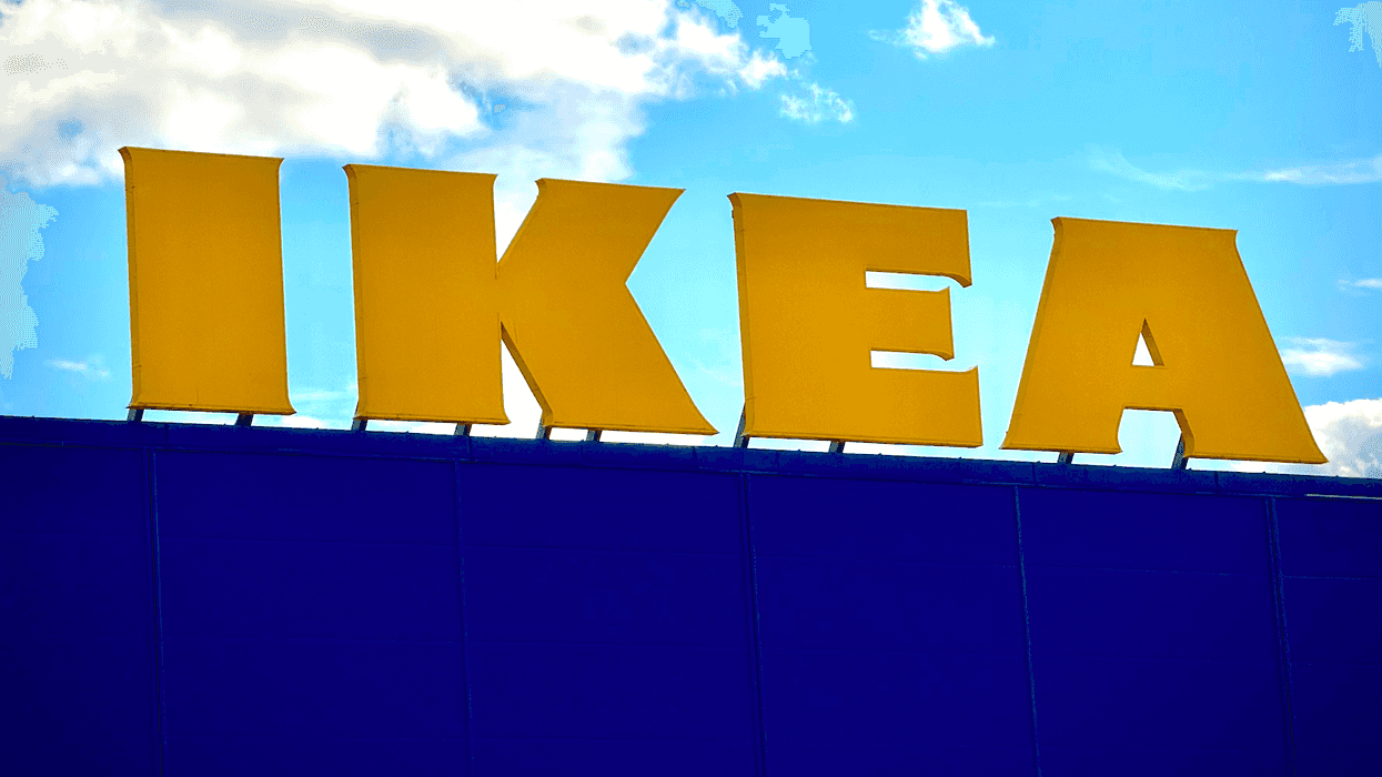 Le logo de IKEA.
