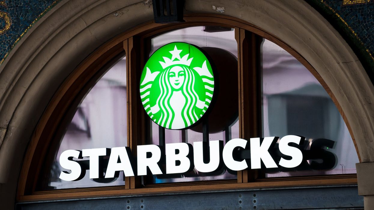 Le logo de Starbucks.