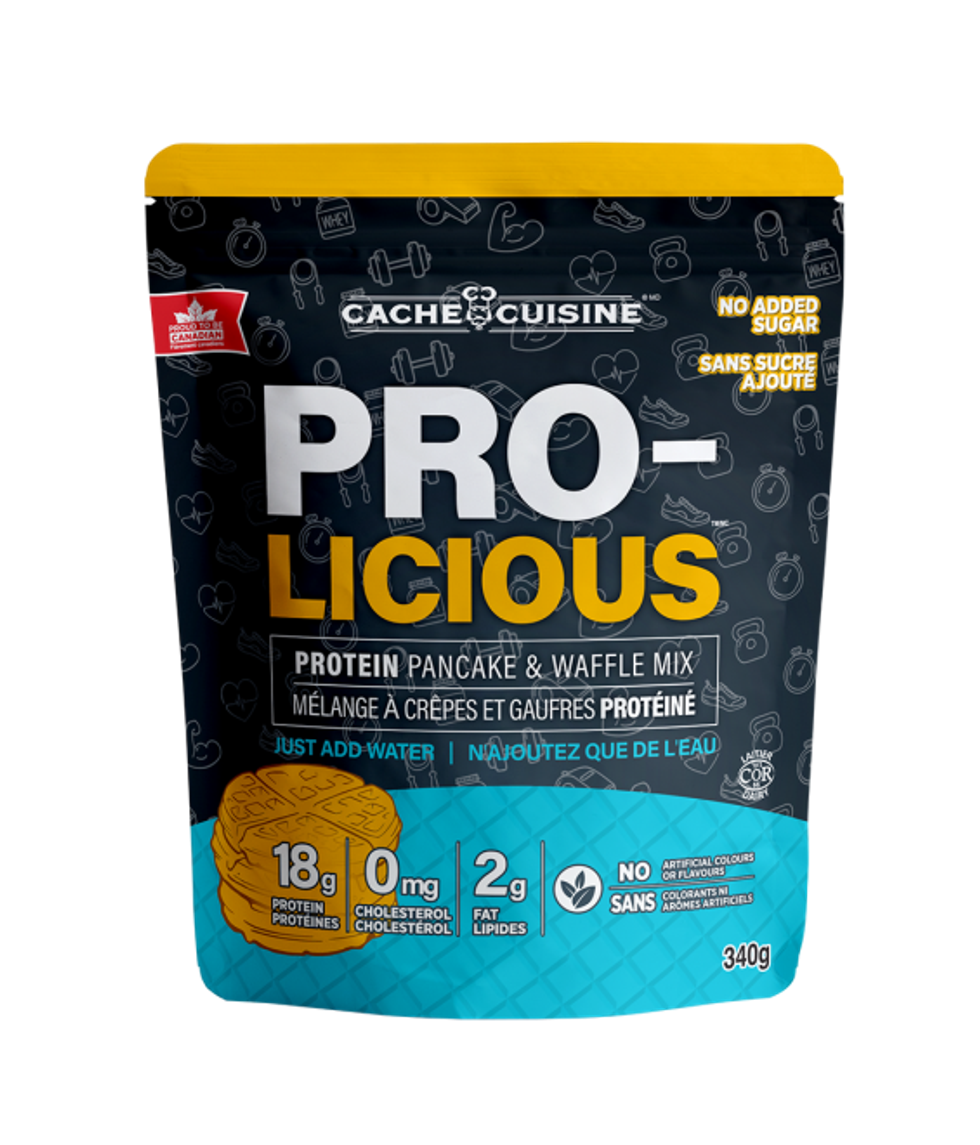 Le m\u00e9lange pro-licious de la marque Cache Cuisine.