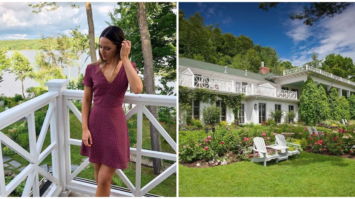 Le Manoir Hovey à 1 h 30 de Montréal est digne d'un film d'amour parfaitement quétaine