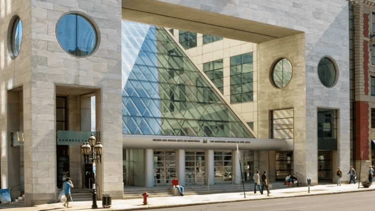 Le Musée des beaux-arts de Montréal.