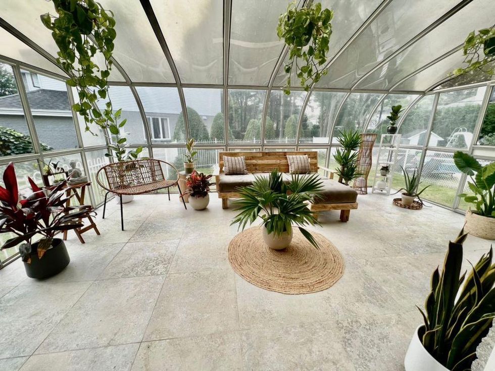 Le nouveau solarium.