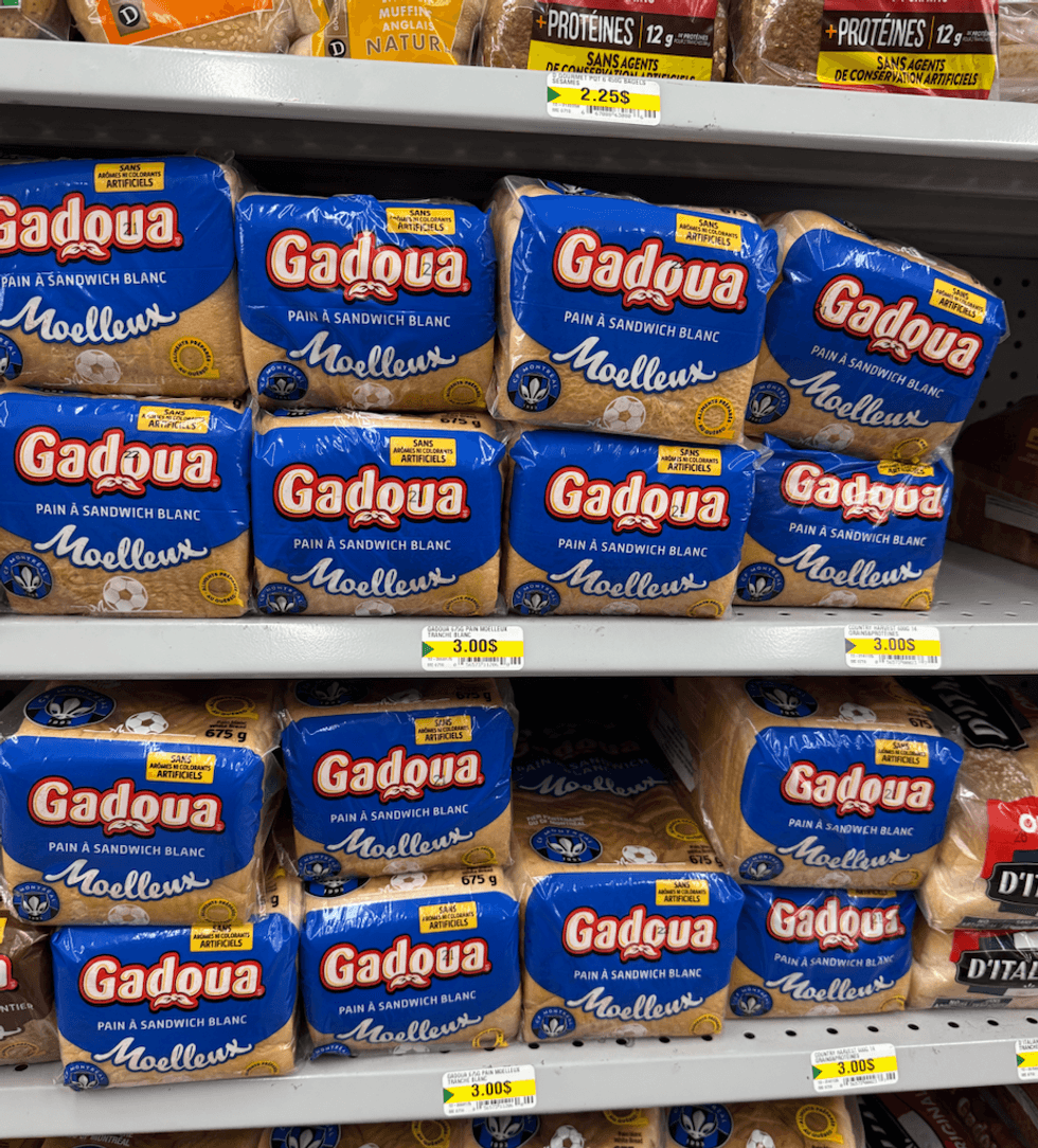 Le pain Gadoua, vendu au Dollarama.