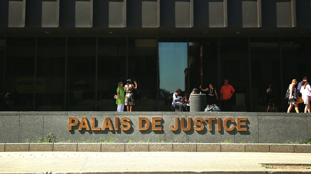 Le palais de justice de Montréal.
