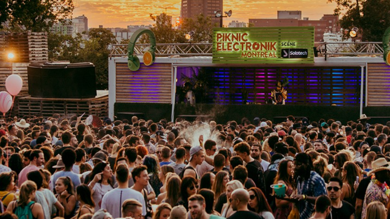 Le Piknic Électronik à Montréal.