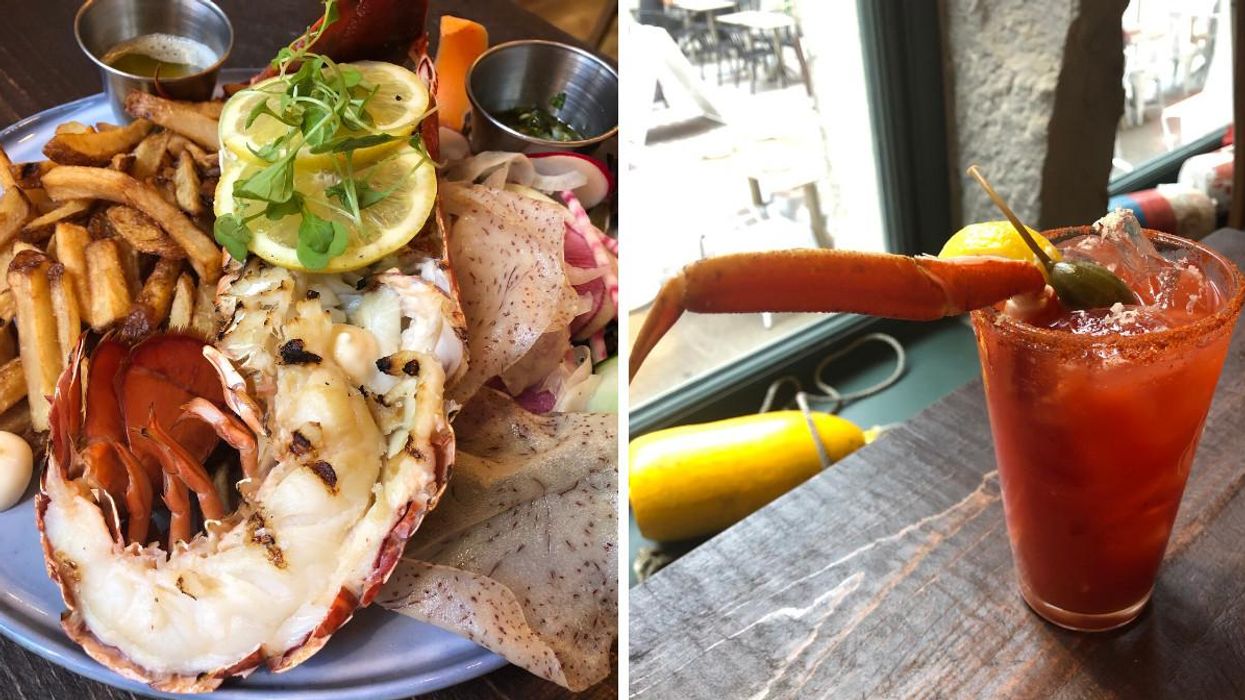 Le Pincette Bar à homard à Montréal offre un menu fruits de mer alléchant
