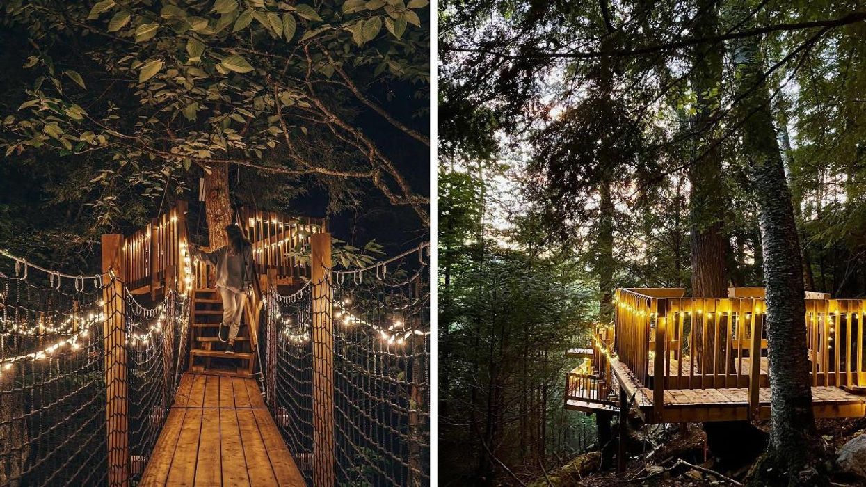 Le Pont des rêves du Bel Air Tremblant.