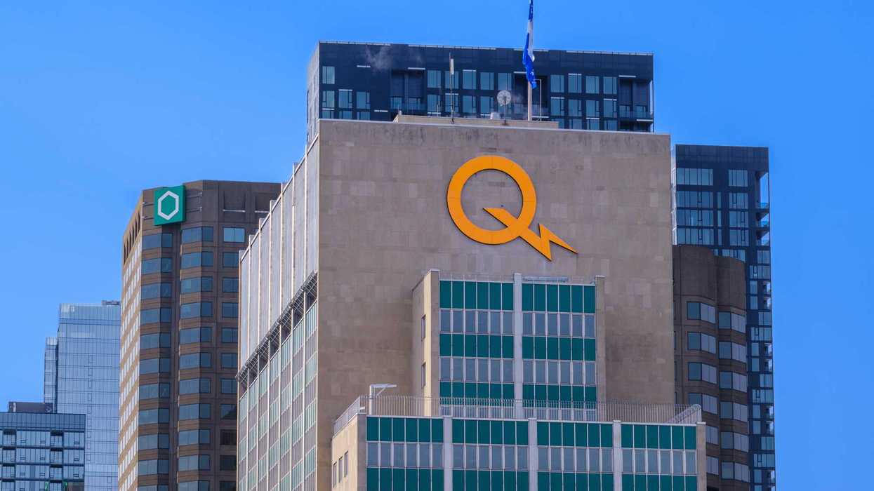 Le quartier général d'Hydro-Québec.