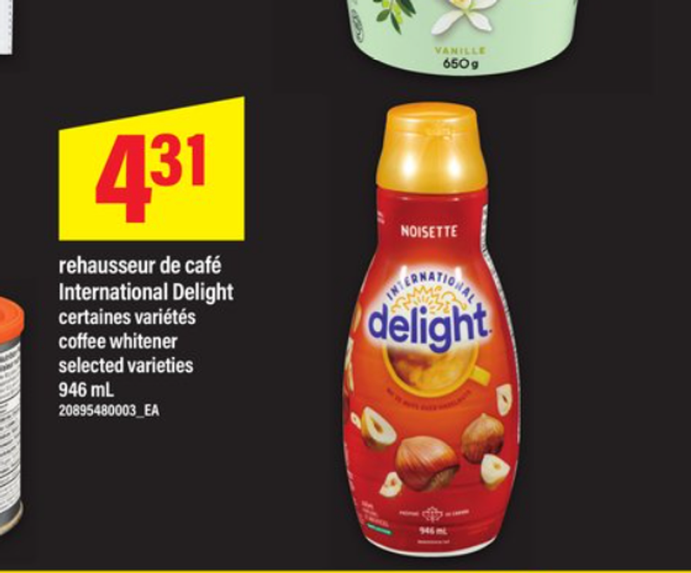 Le rehausseur de caf\u00e9 Delight en rabais dans la circulaire du Maxi.