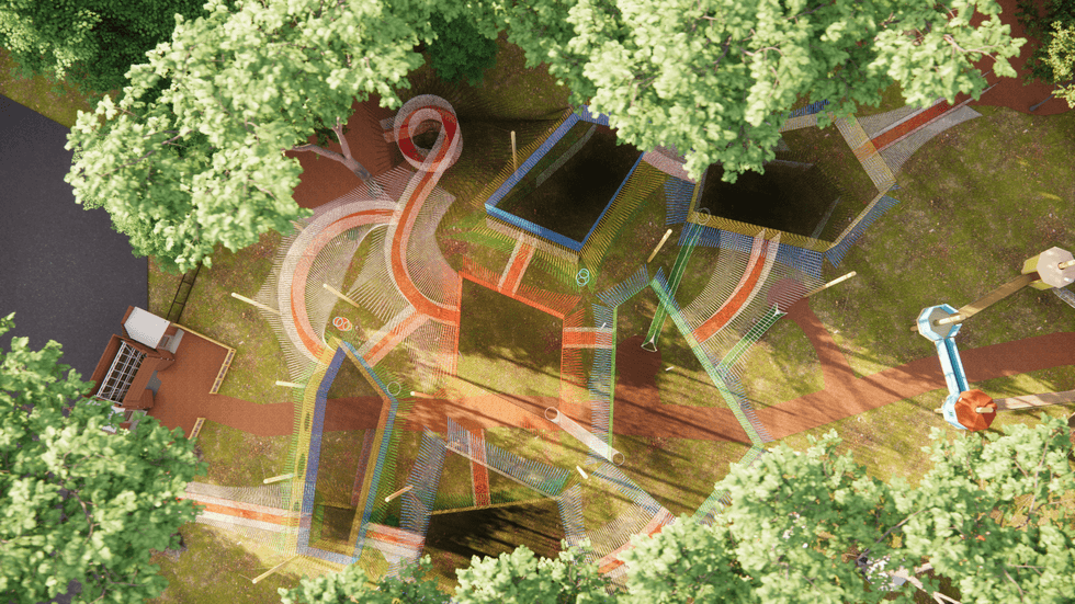 Le rendu des trasformations du parc Upl\u00e5 au Mont-Saint-Gr\u00e9goire.