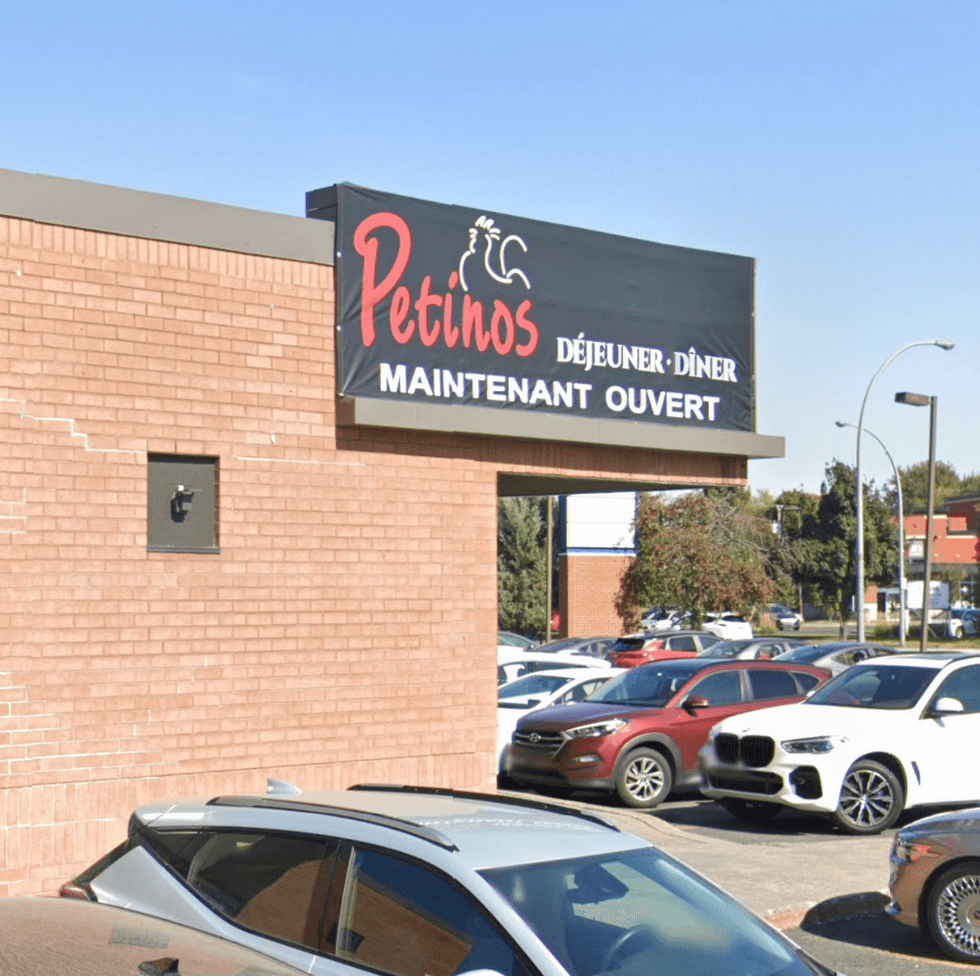 Le restaurant P\u00e9tinos \u00e0 Boucherville.