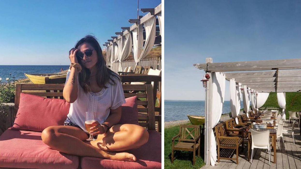 Le restaurant Vent du Large aux Îles-de-la-Madeleine a la plus belle terrasse