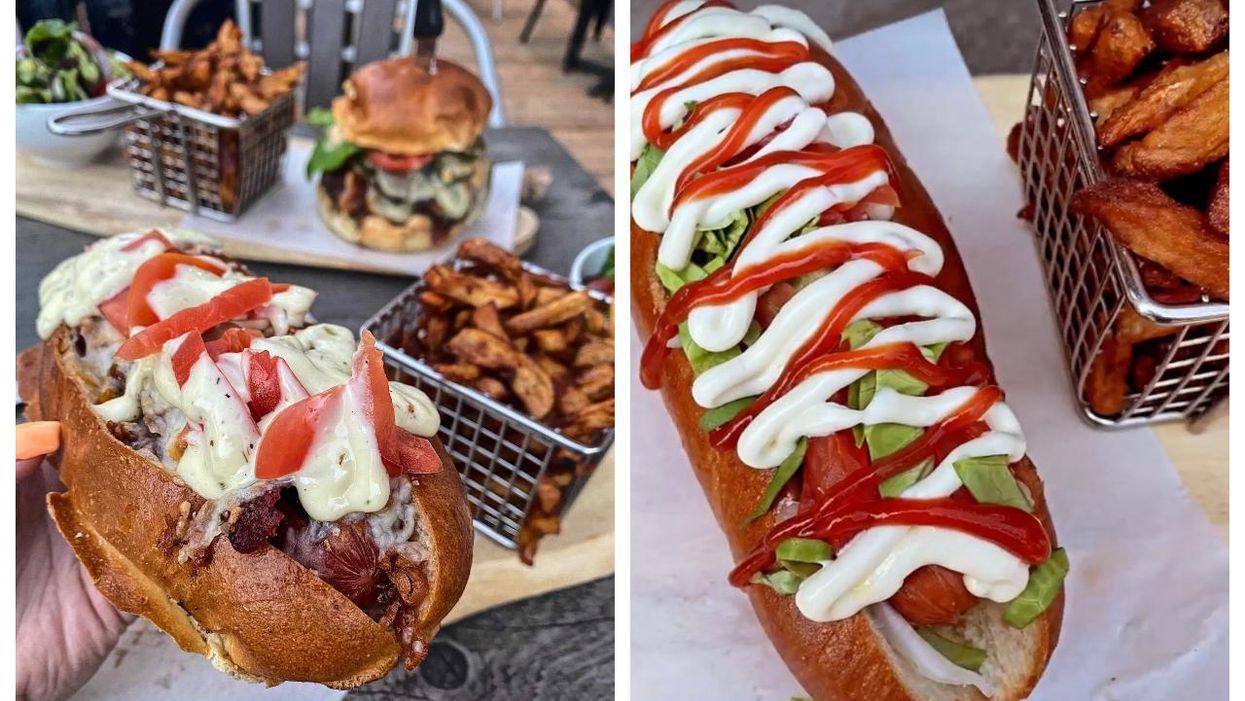 Le resto Plat En Bois à Montréal sert des méga hot-dogs
