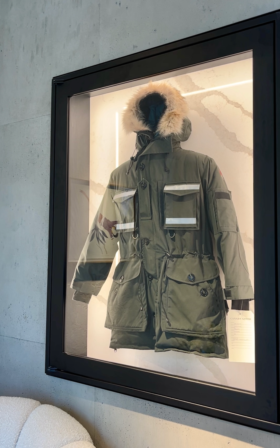 Le tout premier manteau parka de Canada Goose.