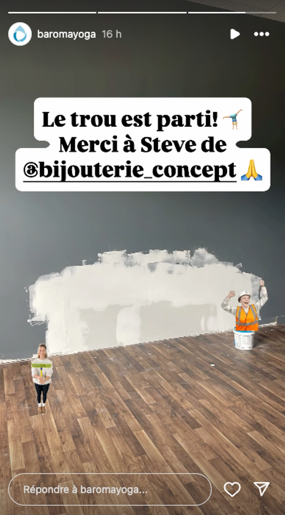 Le trou r\u00e9par\u00e9