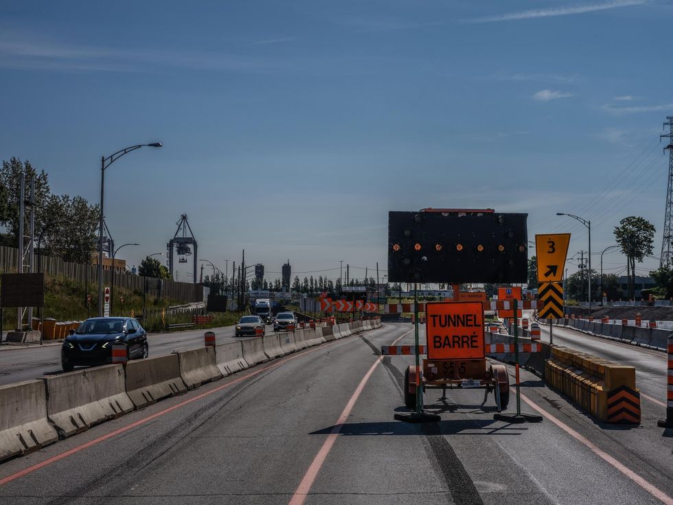 Le tunnel Louis-Hippolyte-La Fontaine.