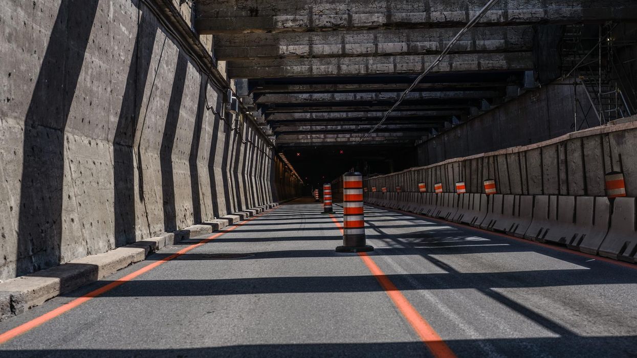 Le tunnel Louis-Hippolyte-La Fontaine.