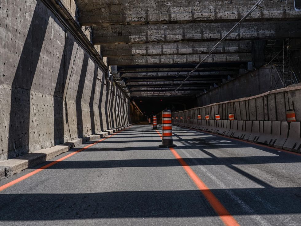 Le tunnel Louis-Hippolyte-La Fontaine.