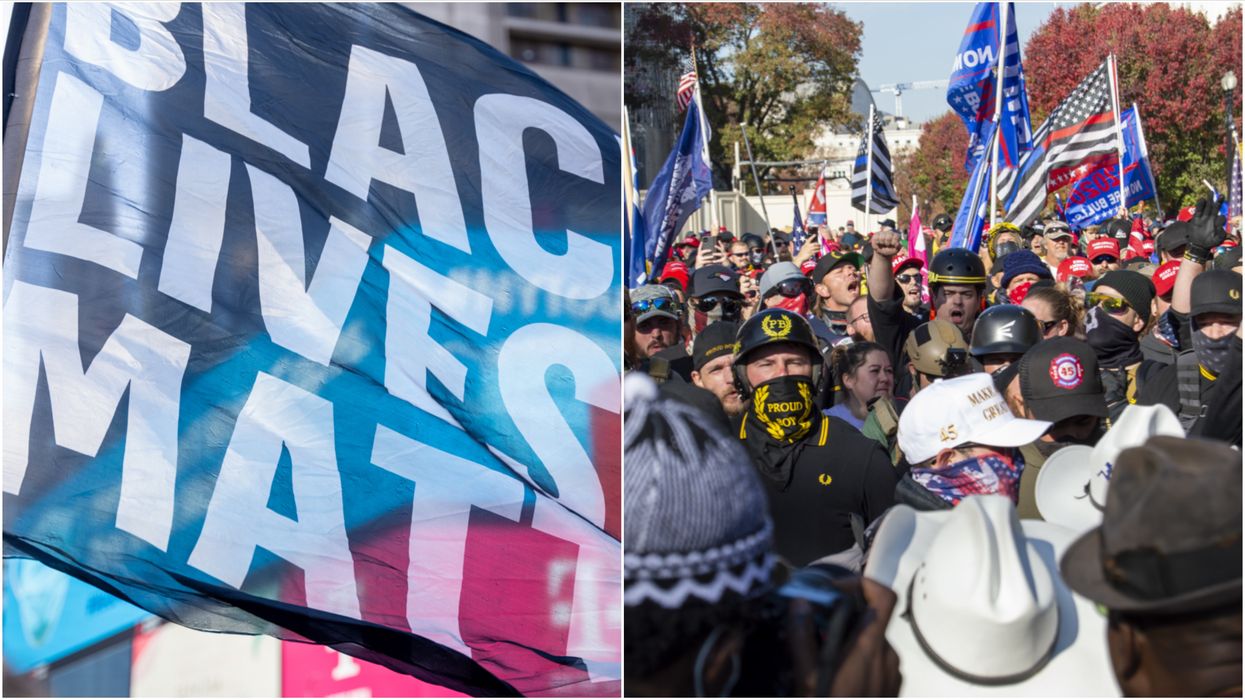 Leader Of The 'Proud Boys' Just Got Arrested For Burning A Black Lives Matter Flag In 2020