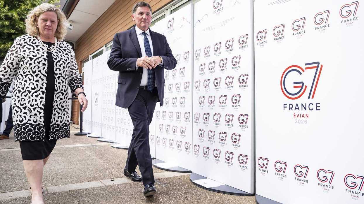 LeBlanc meets Greer on G7 sidelines