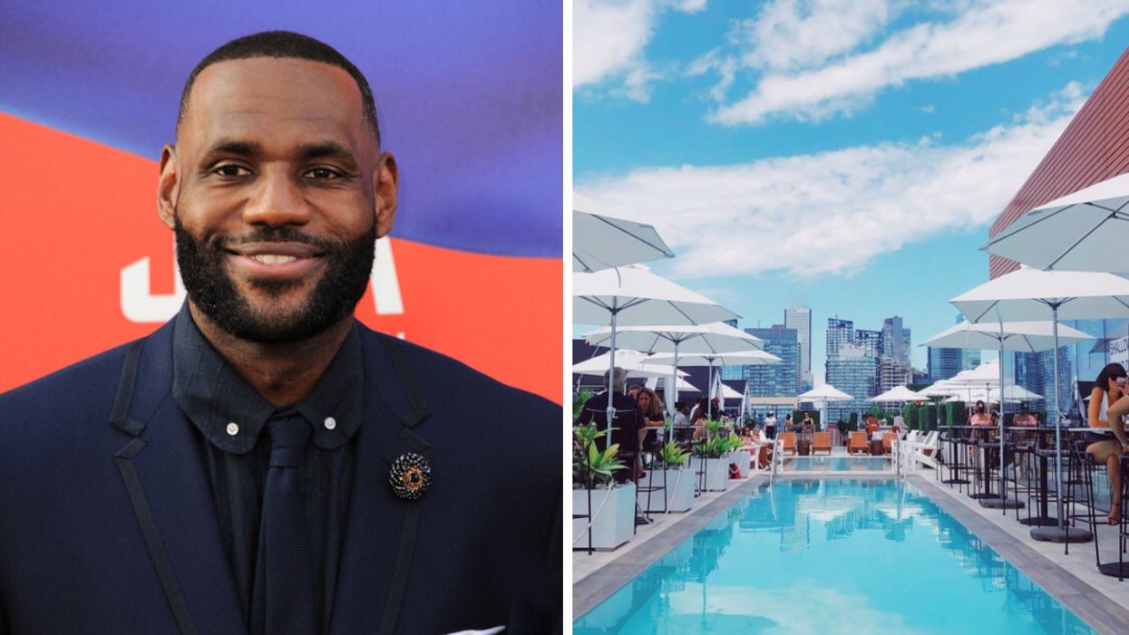 LeBron James. Right: Lavelle.