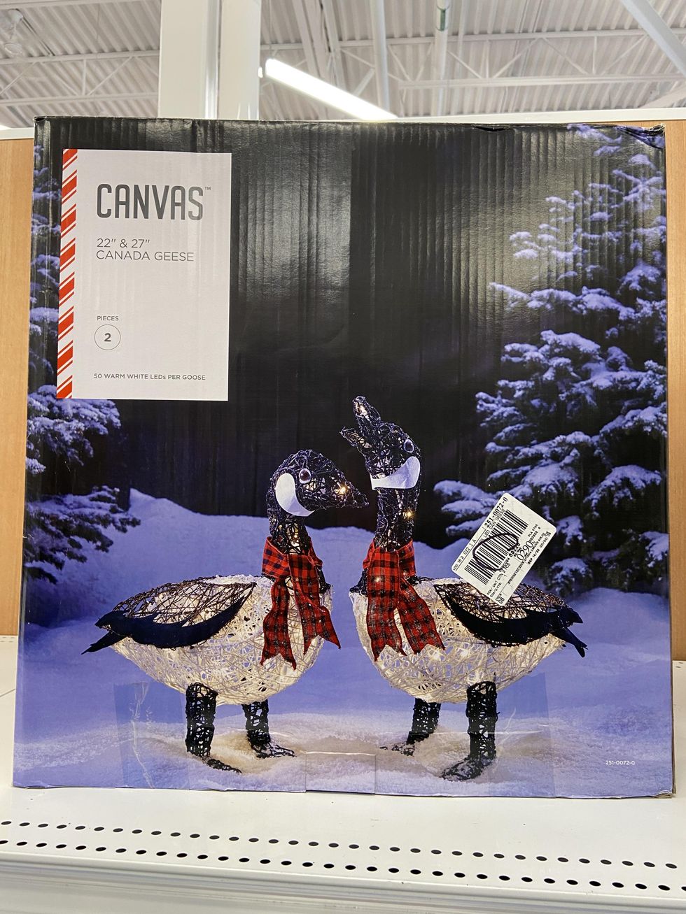 LED light Canadian geese outdoor Christmas decoration.