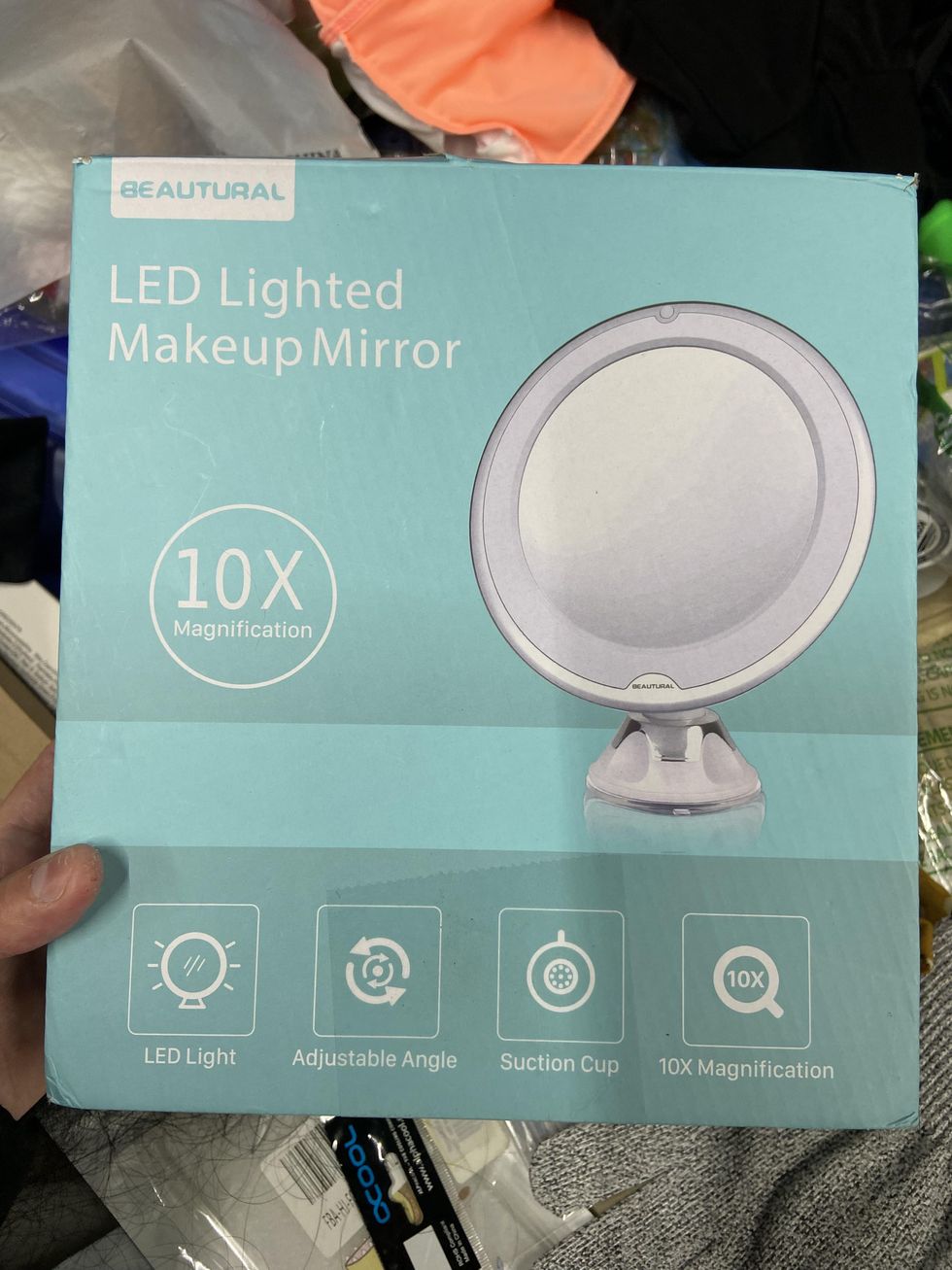 LED Lighted Makeup Mirror in a box.