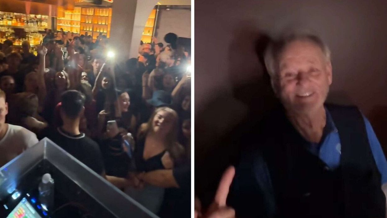 Left: Paris Texas bar in Toronto Right: Bill Murray behind the DJ booth