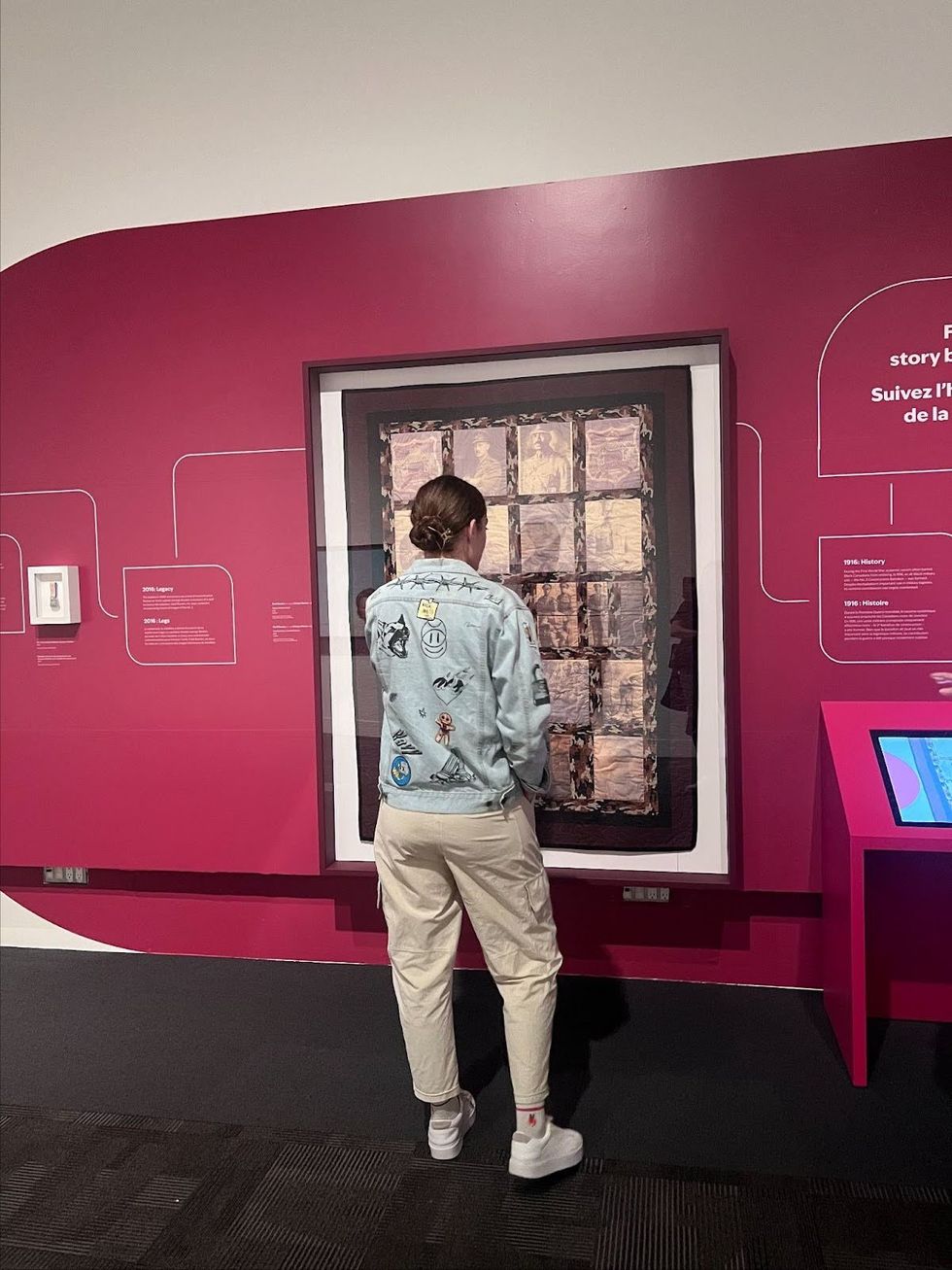 'Legacy Shadow Quilt' by Ozell Borden, 2016, commemorating the 100th anniversary of the No. 2 Construction Battalion.