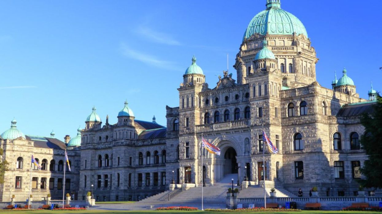 Legislative Assembly of British Columbia in Victoria.