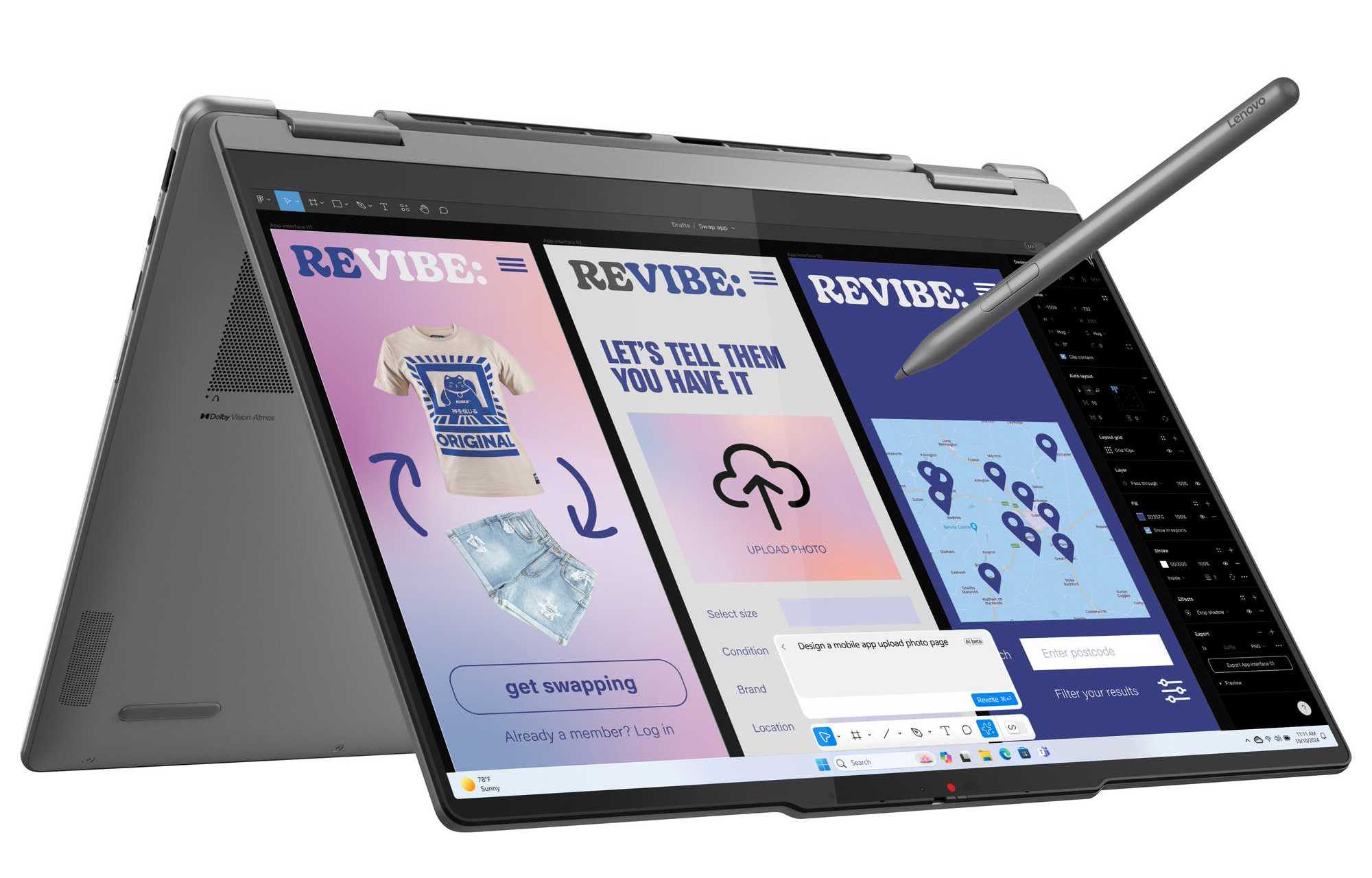 Lenovo Yoga 7 Copilot+ two-in-one touchscreen laptop